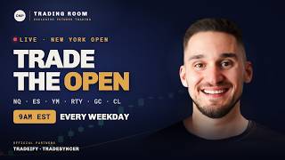 Trading the US Open LIVE Futures Day Trading 9AM EST
