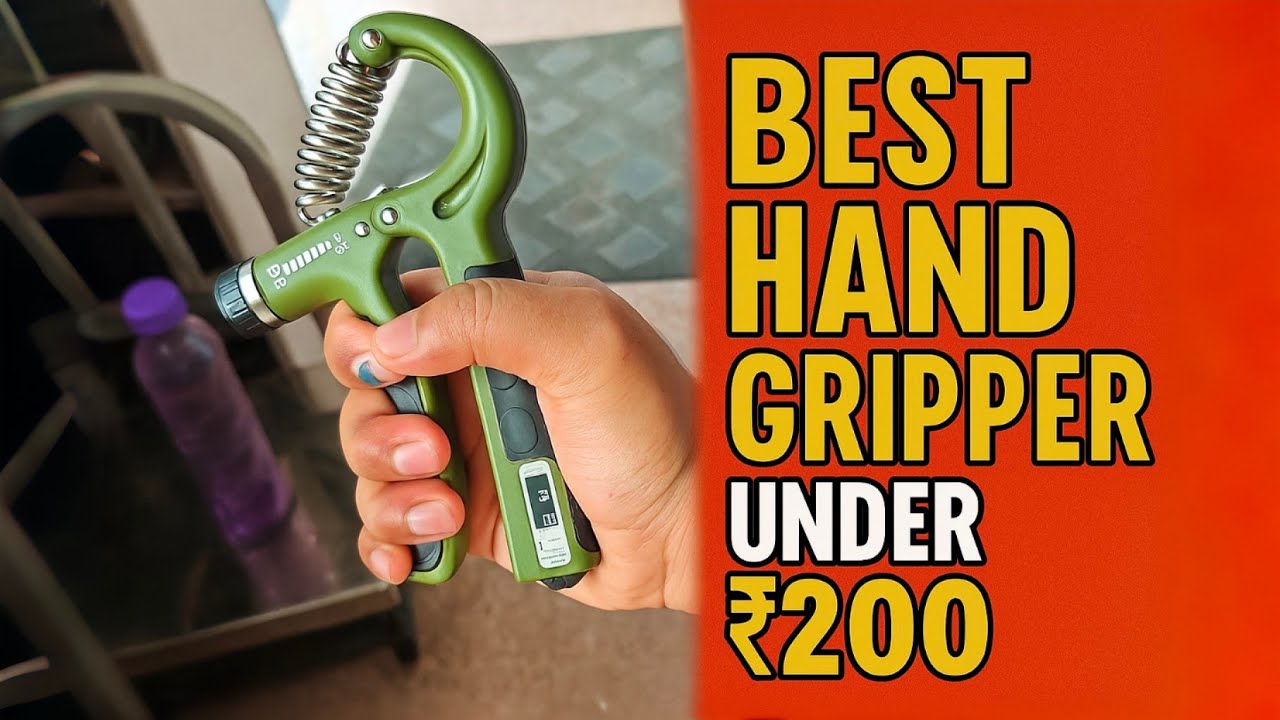 Best Hand Gripper Under ₹200 🏋️ | Forearm & Grip Strength Test | Budget Hand Gripper Review Hindi