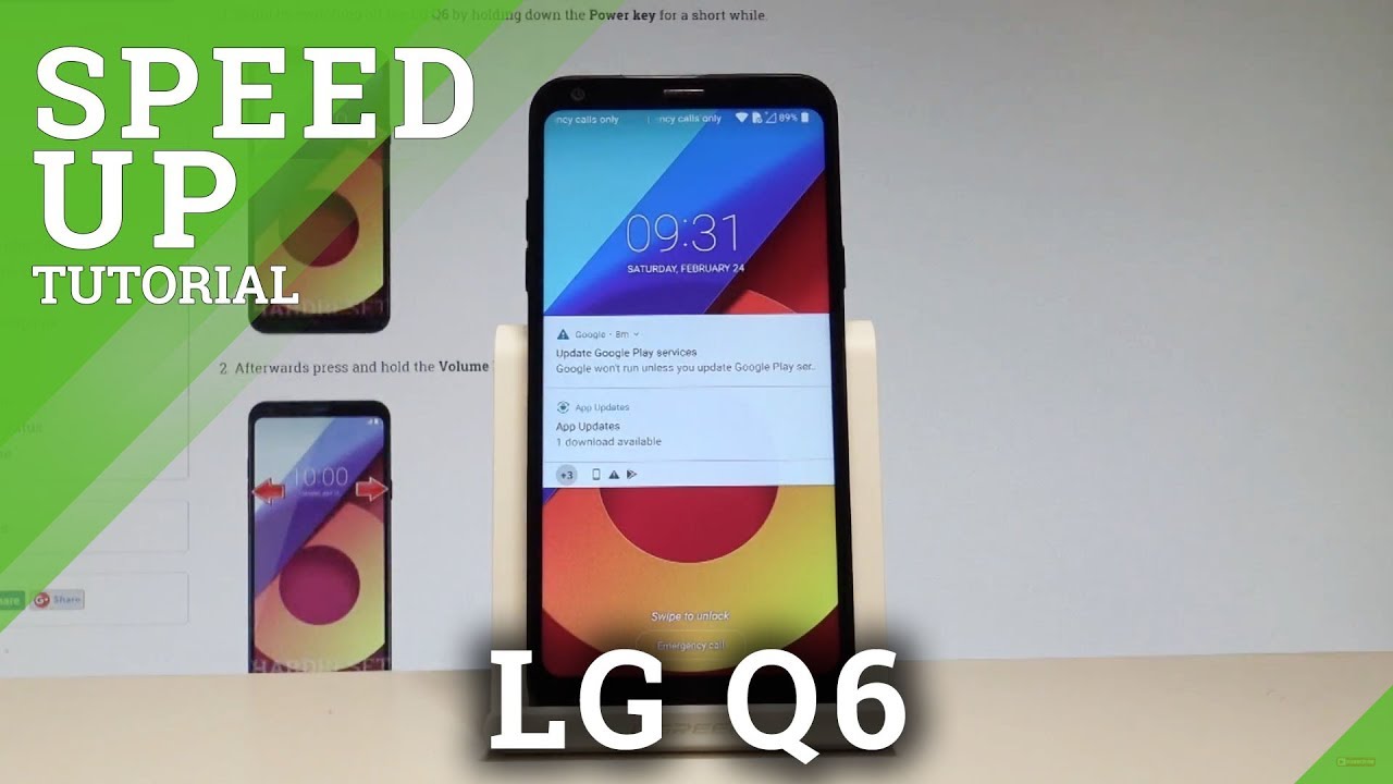 How to Speed Up LG Q6 - Clean Up Memory |HardReset.info