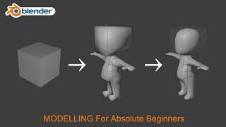 Character Modeling #1 in 15 minutes - Blender Tutorial - Absolute Beginners