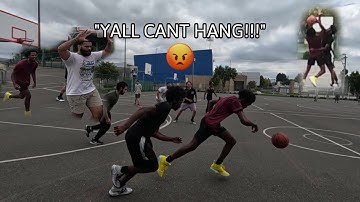 HEATED 5v5 Basketball Game | Trash Talk & Comeback?