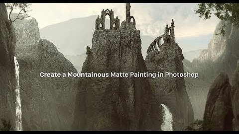 How to Create a Mountainous Matte Painting in Photoshop   BabArt iR