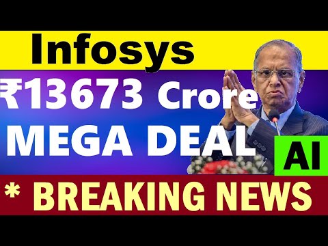 Infosys ( SUPER BREAKING NEWS😱) 🔴 Rs 13673 Crore MEGA DEAL🔴 Infosys ADR🔴 Artificial intelligence AI