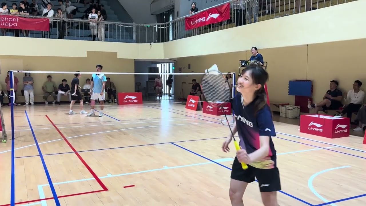 2026李寧中國醫大盃 公開混雙預賽 李寧銨科 胡晧翔王姿茗 vs 球打不好 李佳韋陳焮如