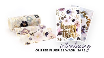 Altenew Washi Tape Intro - Glitter Flurries