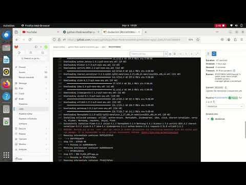 python flask weather prediction app gitlab