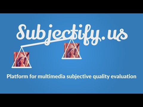 Platform for subjective comparisons of video/image processing algorithms