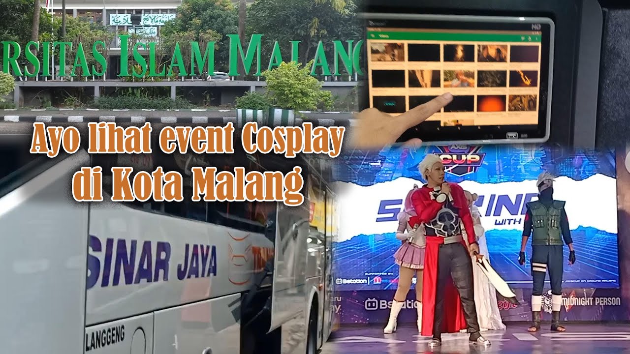 Dari Bandung Traveling Ke Event Cosplay Di  Malang #cosplaydiary