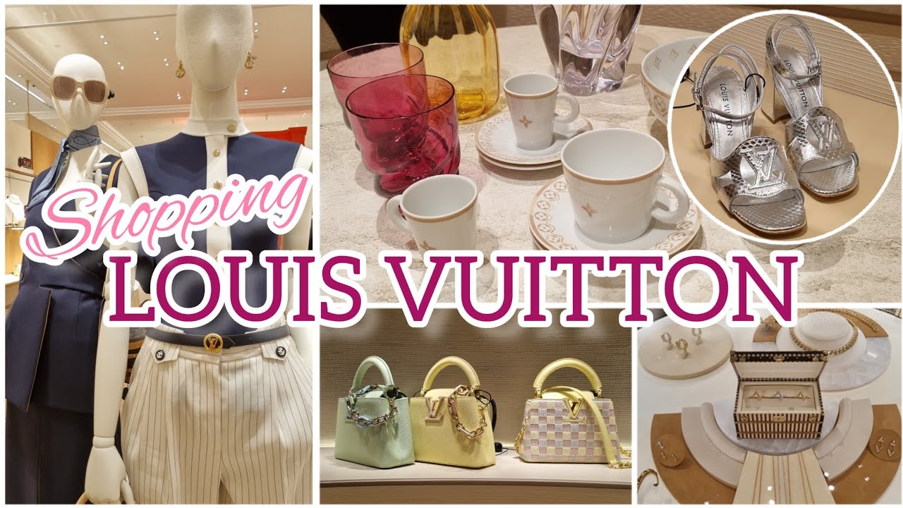 LOUIS VUITTON LUXURY SHOPPING VLOG Spring Summer / New Bags, Shoes ...