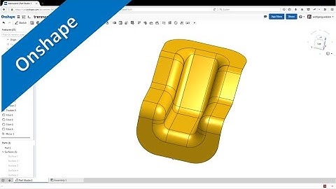 Trennwand - Onshape Training - Surfaces