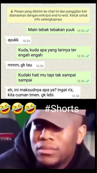 Main Tebak-Tebakan Wkwkwkwk | Obrolan Chat Wa Lucu | Story Wa #Shorts