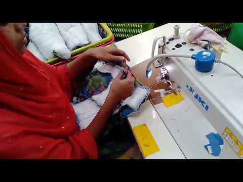 Inner Shoulder join & nothing at body armhole & sleeve reversible Down jacket excellent method