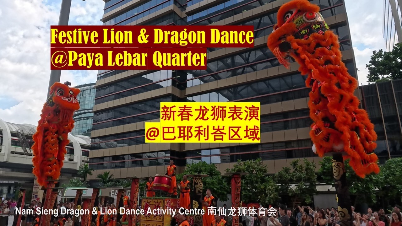 CNY2026 | Festive Lion and Dragon Dance by Nam Sieng Dragon & Lion Dance Activity Centre @PLQ Plaza