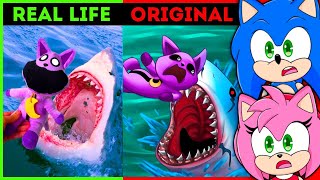 Sonic and Amy Watch The Best TikTok of CatNap | REAL LIFE vs ORIGINAL Poppy | PlayTime Chapter 3 by Sonic and Amy Play 199,189 views 2 weeks ago 14 minutes, 40 seconds