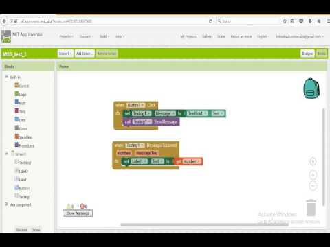 MIT App Inventor - How to make a android messenger app - YouTube