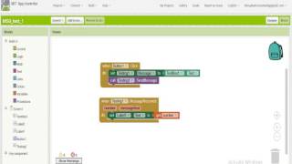 MIT App Inventor - How to make a android messenger app screenshot 2