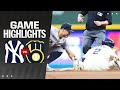 Yankees vs brewers game highlights 42624  mlb highlights