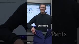 Layering Up! Get ready to go outside in 90 mph wind gusts and -3°F temperatures!