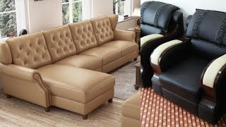 Sofa set Interior design || amazing Wooden sofa set design