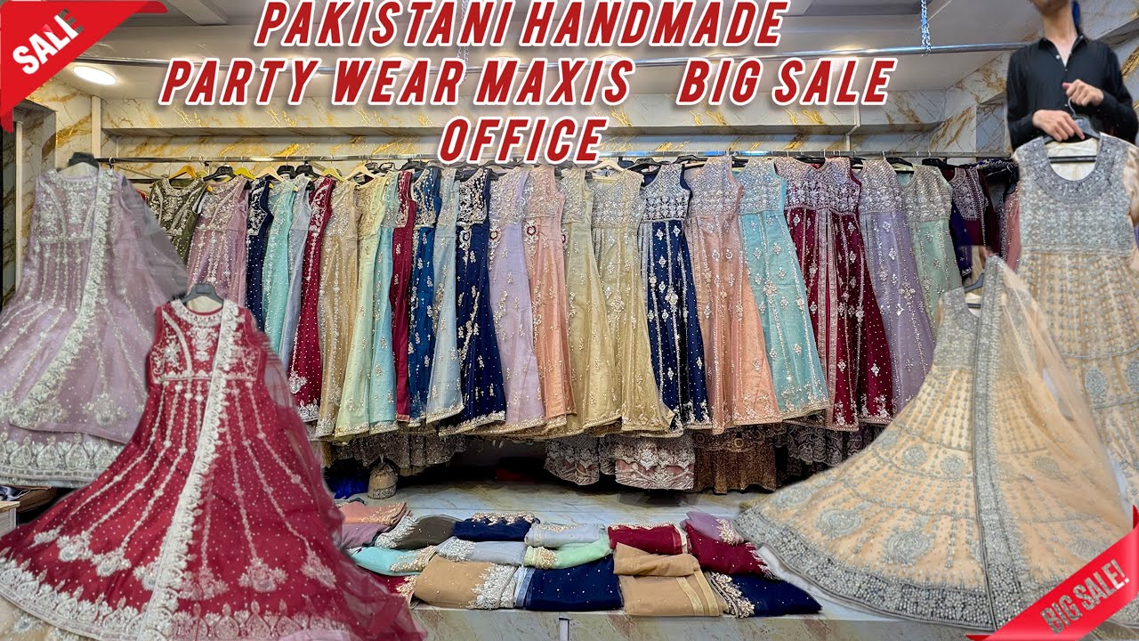 Pakistani handmade party wear Maxis  big sale offer | in 2025 in | AR bridals rawalpindi 💕