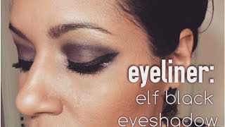 In this video, i show you how created a winged eyeliner look with elf
black eyeshadow from the little beauty book and ben nye final seal
setting spra...