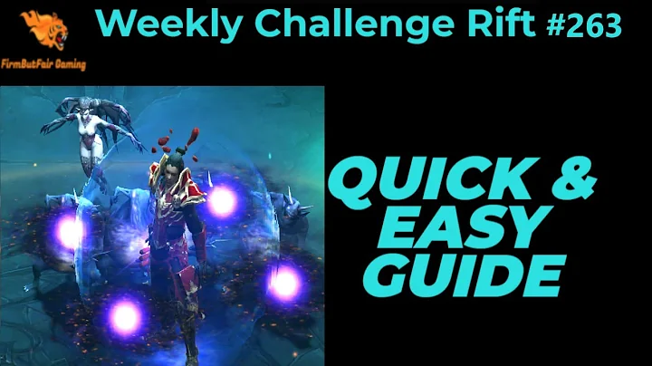 Diablo 3: NA Challenge Rift #263 - Quick & Easy Guide - Maps & Everything you need for a quick time!