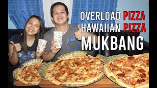 Overload & Hawiian Pizza Mukbang + Special Ube Cheesedesal Featuring Baking Ma'am | mukbang ph