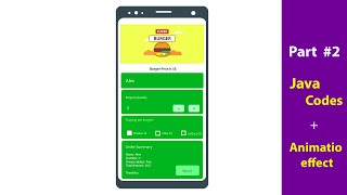 Burger Shop Android Application  [  Part 2  ] Java Codes screenshot 5
