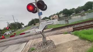 Northbound Amtrak Texas eagle 22 train at dittmar road in Austin Texas on 5/4/24