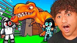 We Opened a DINOSAUR ZOO in Roblox!