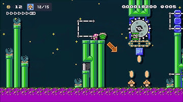 Kaizo level "Return of the Sewer Goombas" in SMM2!