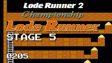 Lode Runner 2 - Stage 5 [0205]