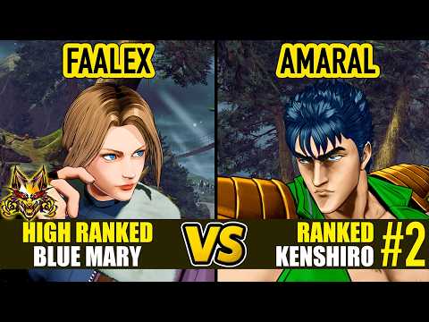FF COTW ▰ FAALEX (Blue Mary) vs AMARAL (#2 Ranked Kenshiro) ▰ High Level Gameplay