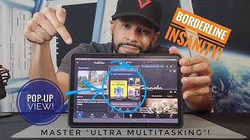 •Samsung Galaxy Tab S9 11” | How To Open An App In Pop Up View & Advanced Multitasking!