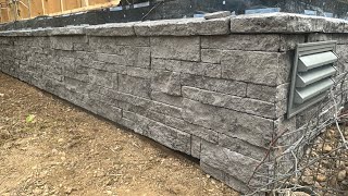 How to install @EvolveStone on a manufactured home for skirting.