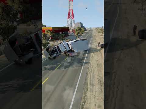 Realistic Highway Car Crashes