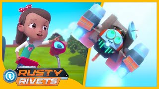 Rusty Meets a Bit from Space and MORE | Rusty Rivets Episodes | Cartoons for Kids