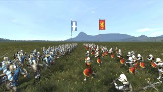 Dismounted English Knights vs Dismounted Feudal Knights