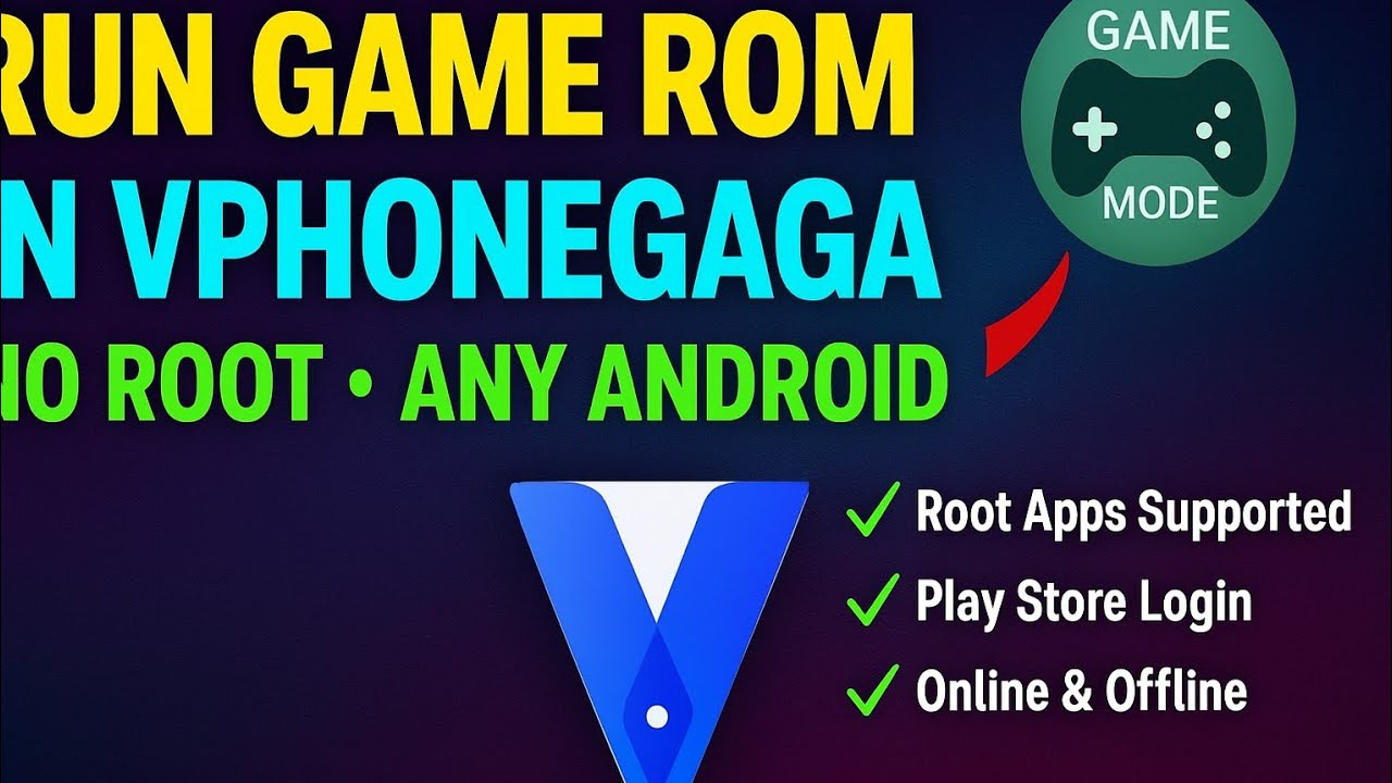 How To Install And Use Gaming Custom Rom in VPhoneGaGa On Any Android || 2025