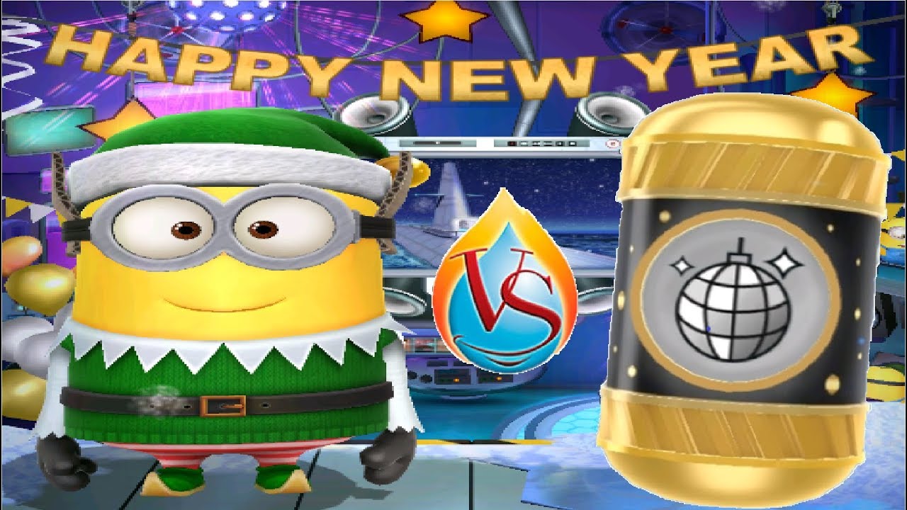 Despicable Me Minion Rush ELF - gameplay walkthrough - NEW YEARS EVE  iOs & android