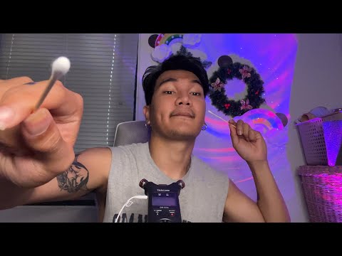ASMR Ear Cleaning and Mouth Sounds แคะหูและเสียงปาก