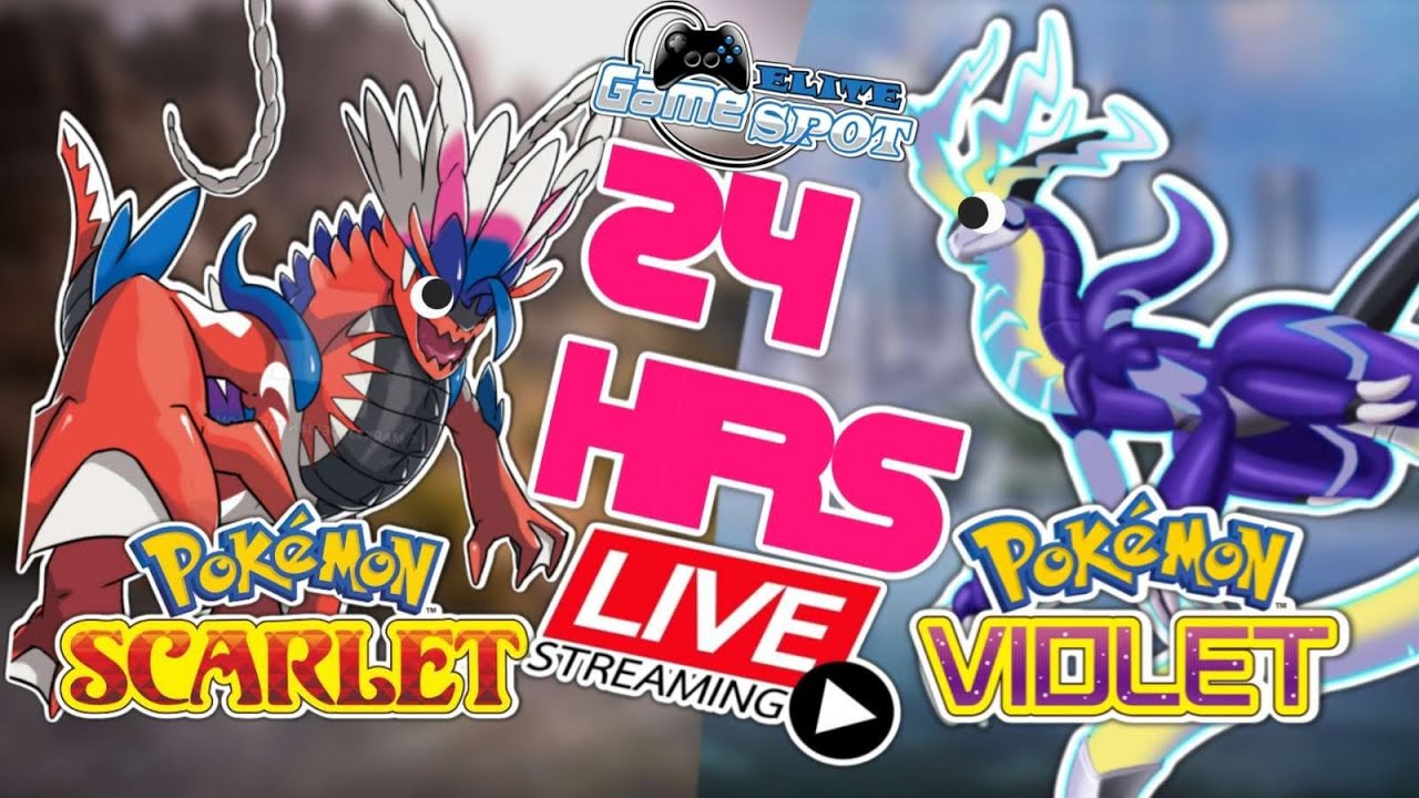 Pokémon Scarlet and Violet 24 Hour Livestream Announcement!