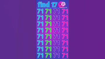 Find the odd numbers #shorts #iqtest #puzzle #illusion #riddles #iqlegend #दम #find MP4 #brainteaser