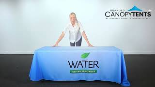 Table Cover Installation Guide | Branded Canopy Tents