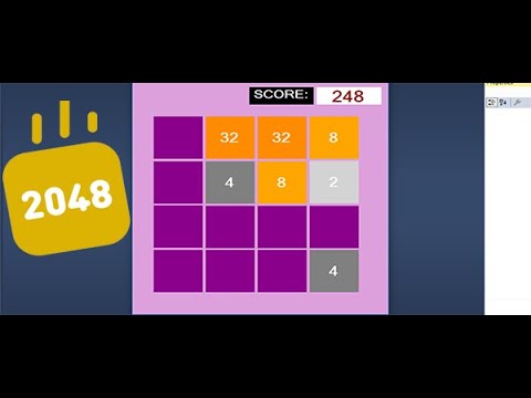 2048 GAME IN C# WITH SOURCE CODE