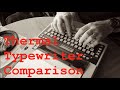 Thermal Typewriter Comparison