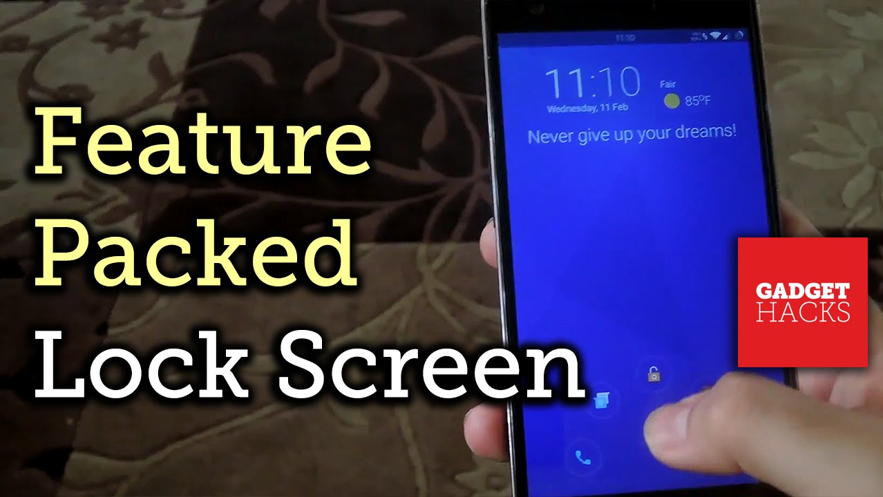 Replace Your Boring Lock Screen With The Fully Featured Hi Locker Android How To Youtube