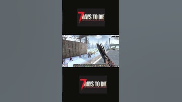 Zombie non stop action in snow biome in 7 days to d1e!