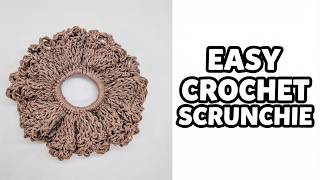 Crochet Tutorial for Easy Scrunchie
