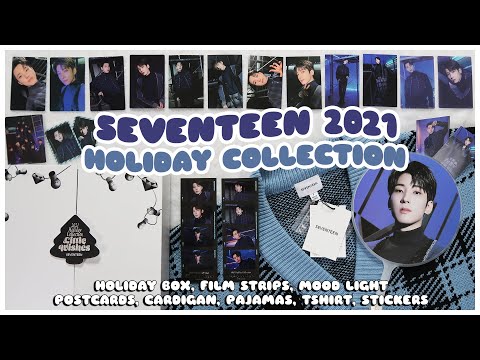 ウォヌ　holiday collection 🎄 UNBOXING SEVENTEEN 2021 HOLIDAY COLLECTION LITTLE WISHES | BOX